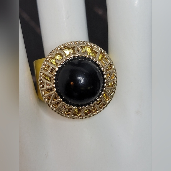 Jewelry - Chanel Button Adjustable Statement Ring, New
